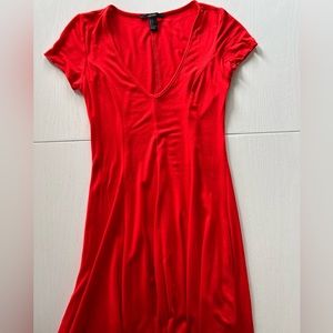 Red twirly dress. Super soft and lightweight.
